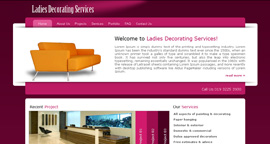 Pixel Design Portfolio, Ladies Decorating Services
